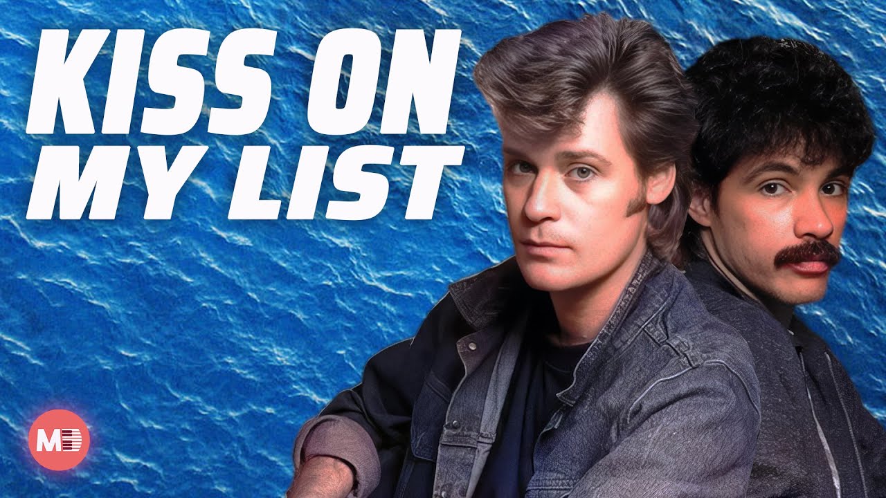 Hall & Oates - Kiss on my list (Piano Tutorial y Partitura)