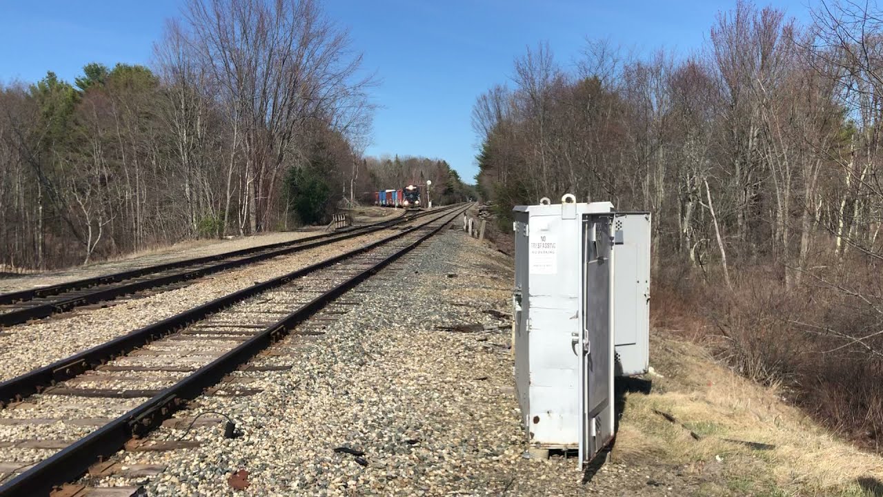 Open relay case while waiting for a train in Wales Maine!