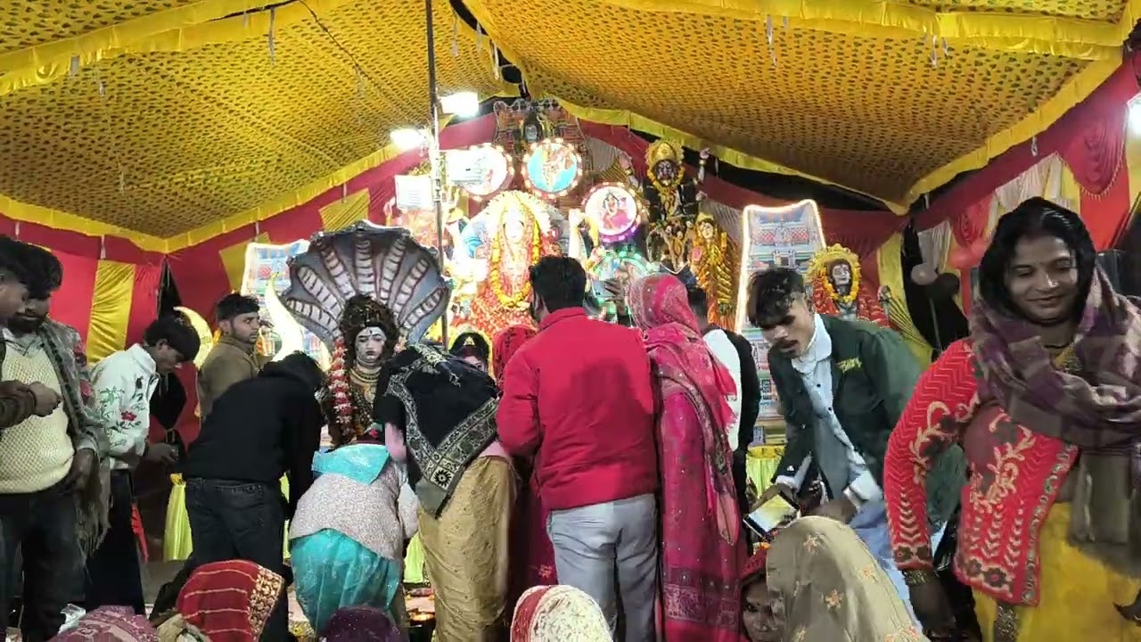 Shankar ji ka Vivah Jagran jhanki Sundar Sundar bhajan Vaishali Jagran viral video
