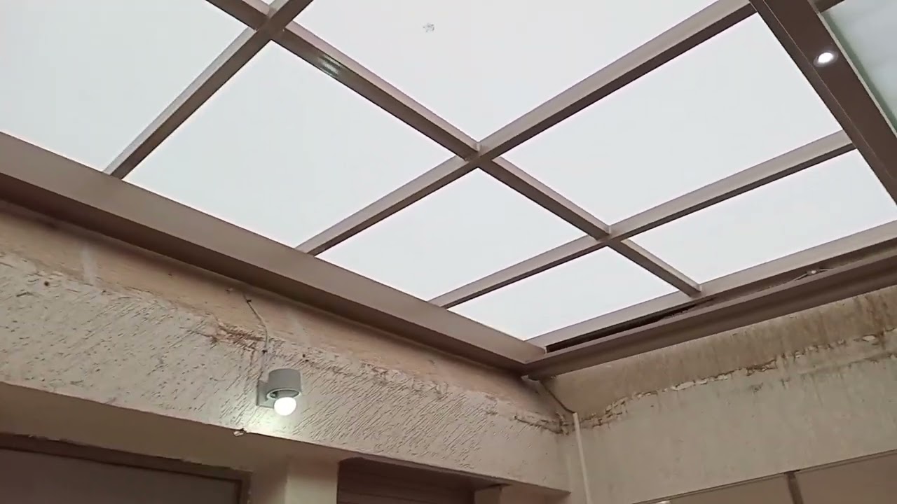 صقف متحرك كهرباءي. تصقيف لاكور ب الحديد والزجاج 0662877274