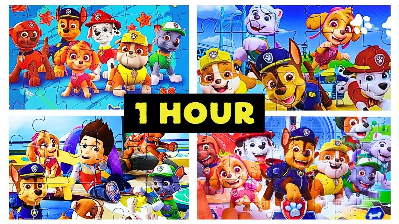 Paw Patrol Puzzle Challenge | Learn & Play for Preschoolers (1 Hour)