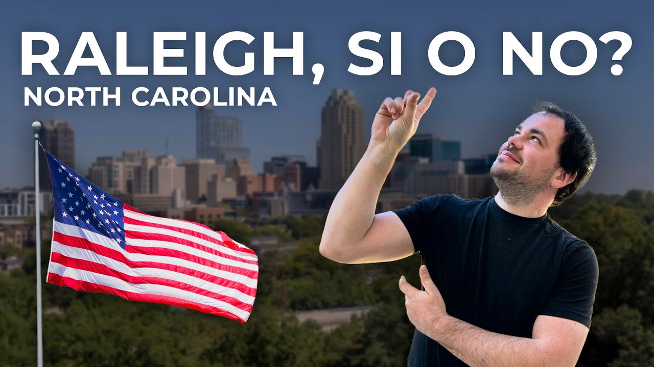 La MEJOR ciudad para VIVIR en Estados Unidos en 2025? Como es vivir en Raleigh, Carolina del Norte?
