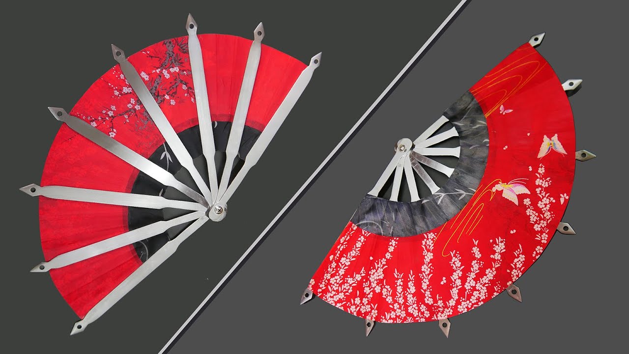 Crafting a battle fan - The surprise weapon of the Japanese samurai