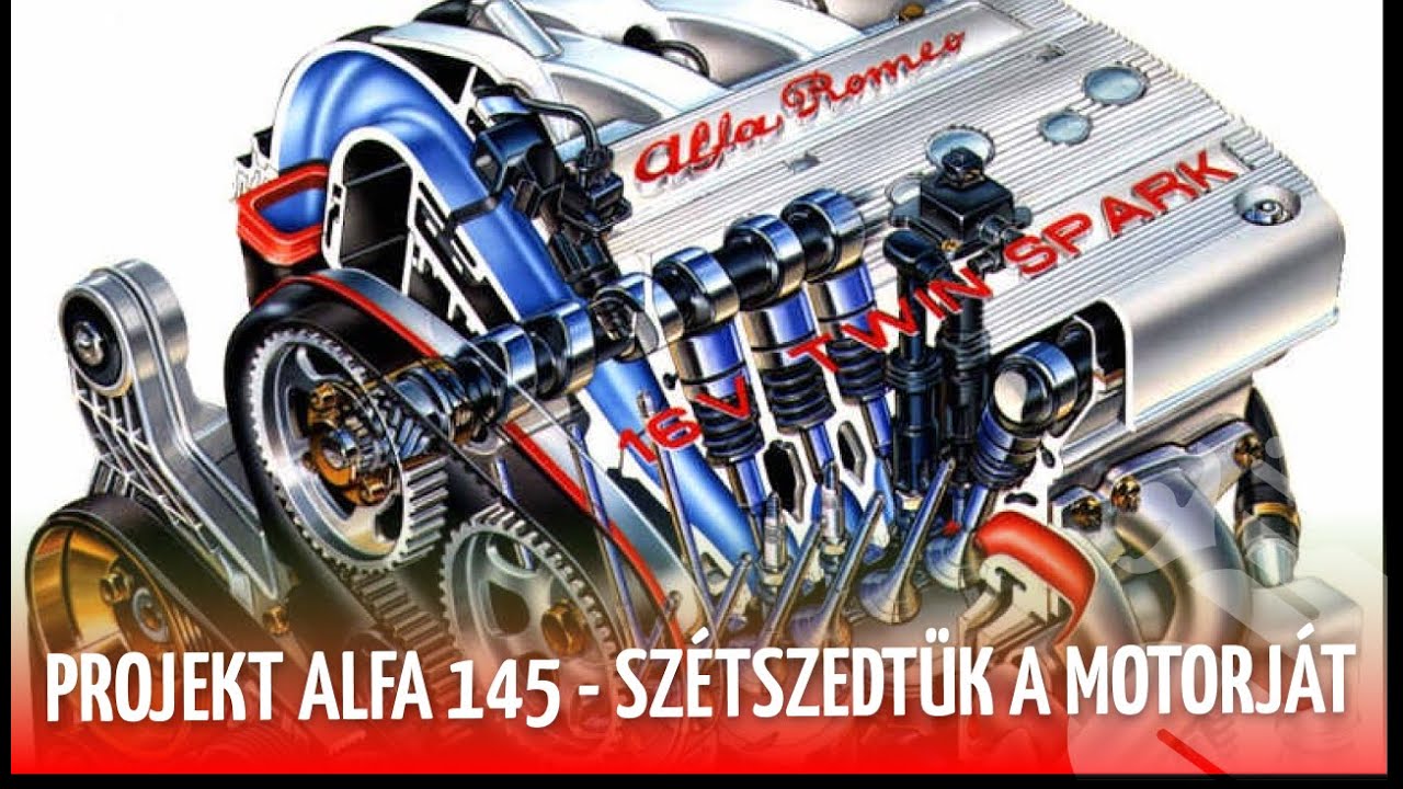 Projekt Alfa145 - Kivettük és szétszedtük a motorját