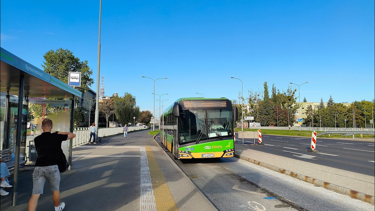 MPK Poznań Linia 146 kierunek Stary Strzeszyn(trasa zmieniona).Solaris Urbino 18lV.