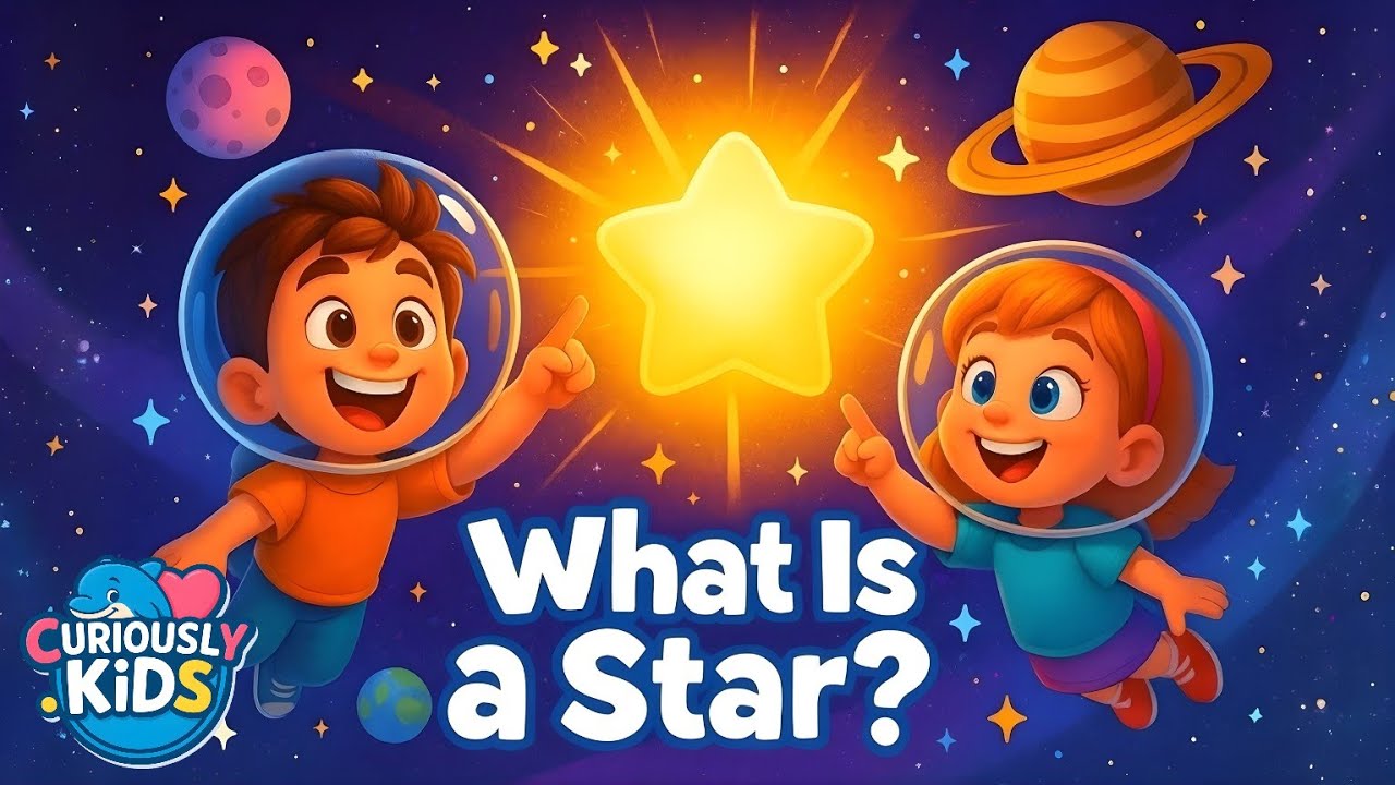 What Is a Star? ⭐ | Fun Space Science for Kids | Curiously Kids
