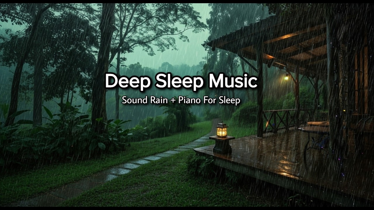 Deep Sleep Music – Gentle Piano & Soothing Rain Sounds for Restful Night Sleep