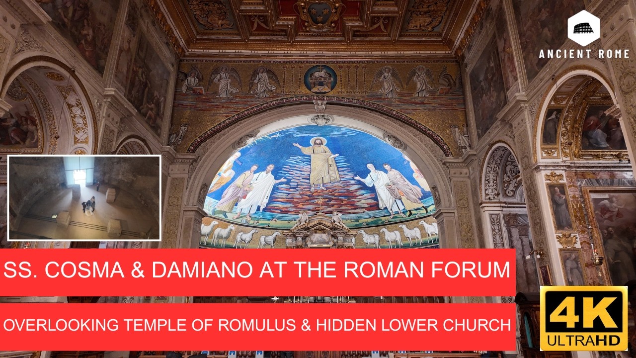 SS. Cosma & Damiano at the Roman Forum 🏛️⛪️ | Temple of Romulus & Hidden Lower Church