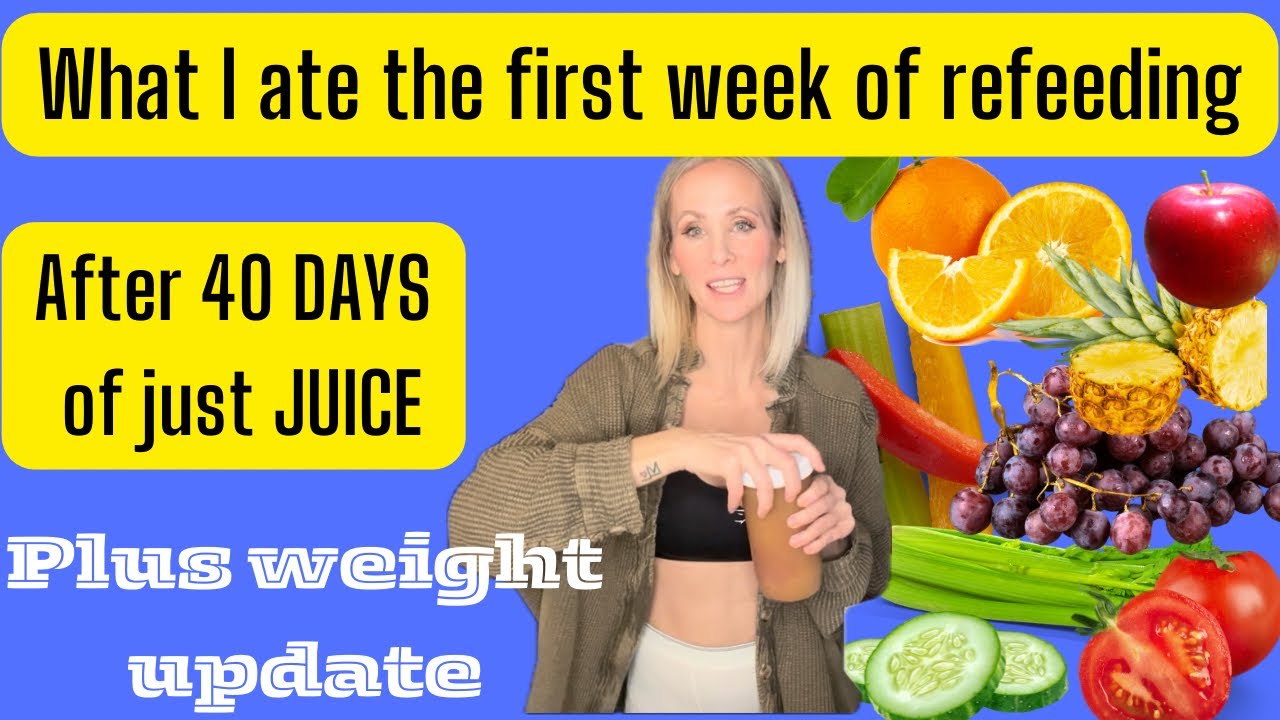VLOG.. follow along as I show you what and how I ate the the first week following my JUICE fast
