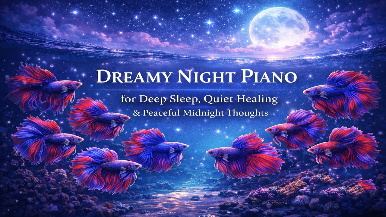 Dreamy Night Piano for Deep Sleep, Quiet Healing & Peaceful Midnight Thoughts