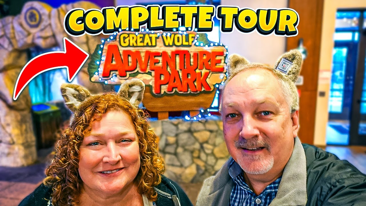 Complete Tour of Great Wolf Lodge and Indoor Water Park - Lagrange Ga