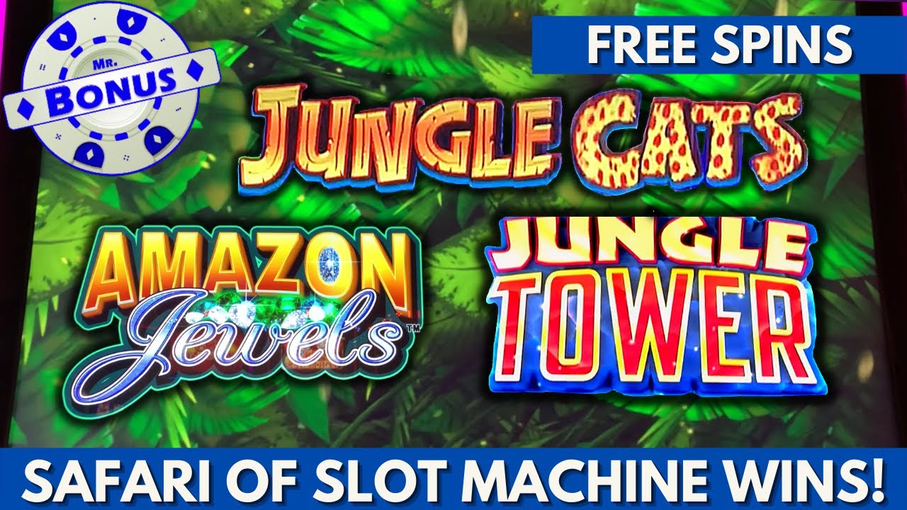 Welcome to the Jungle!!  3 Jungle-Themed Slot Machines Deliver Hidden Gems and Big Wins!!