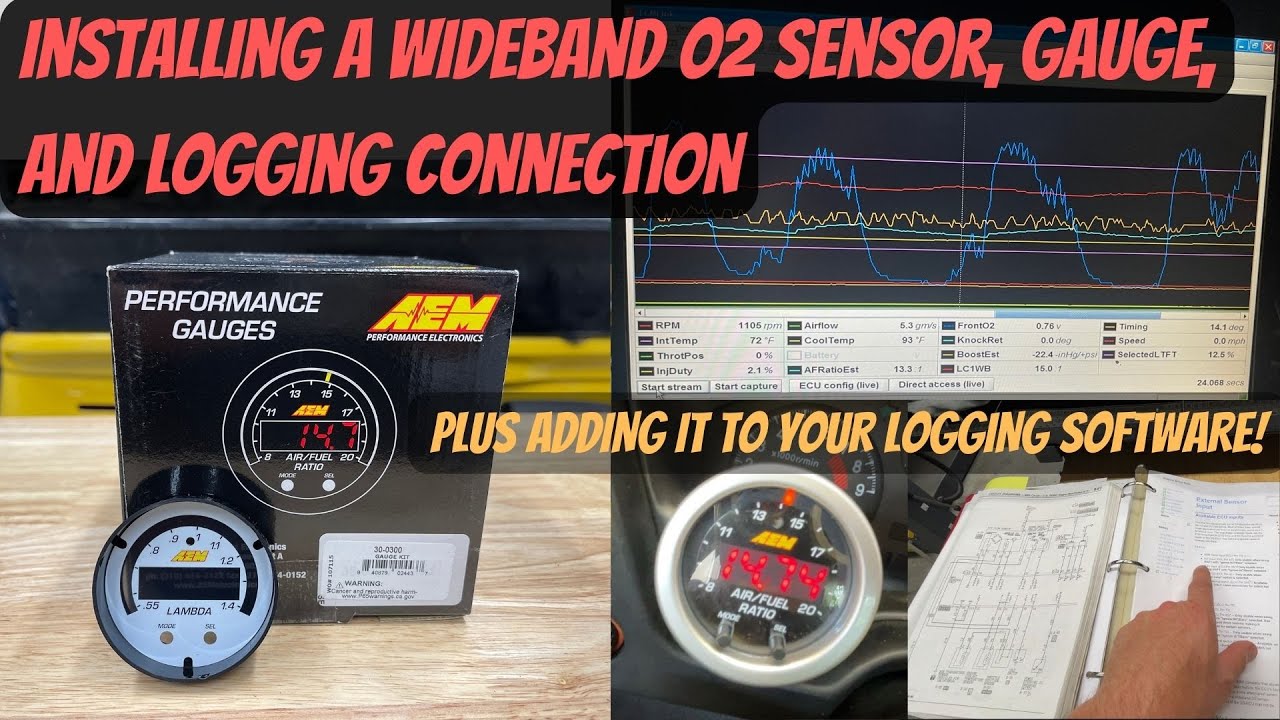 Installing a Wideband O2 Sensor, Gauge, and Logging Connection!