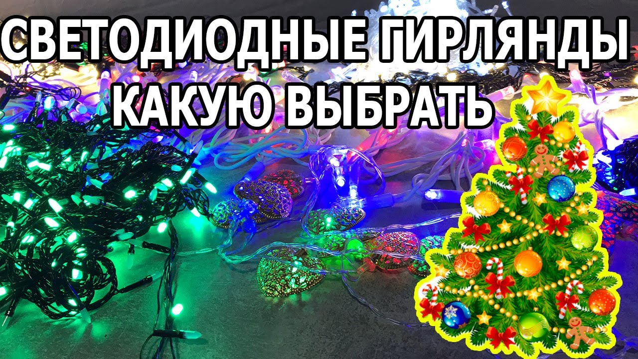 Гирлянды на Новый Год Обзор