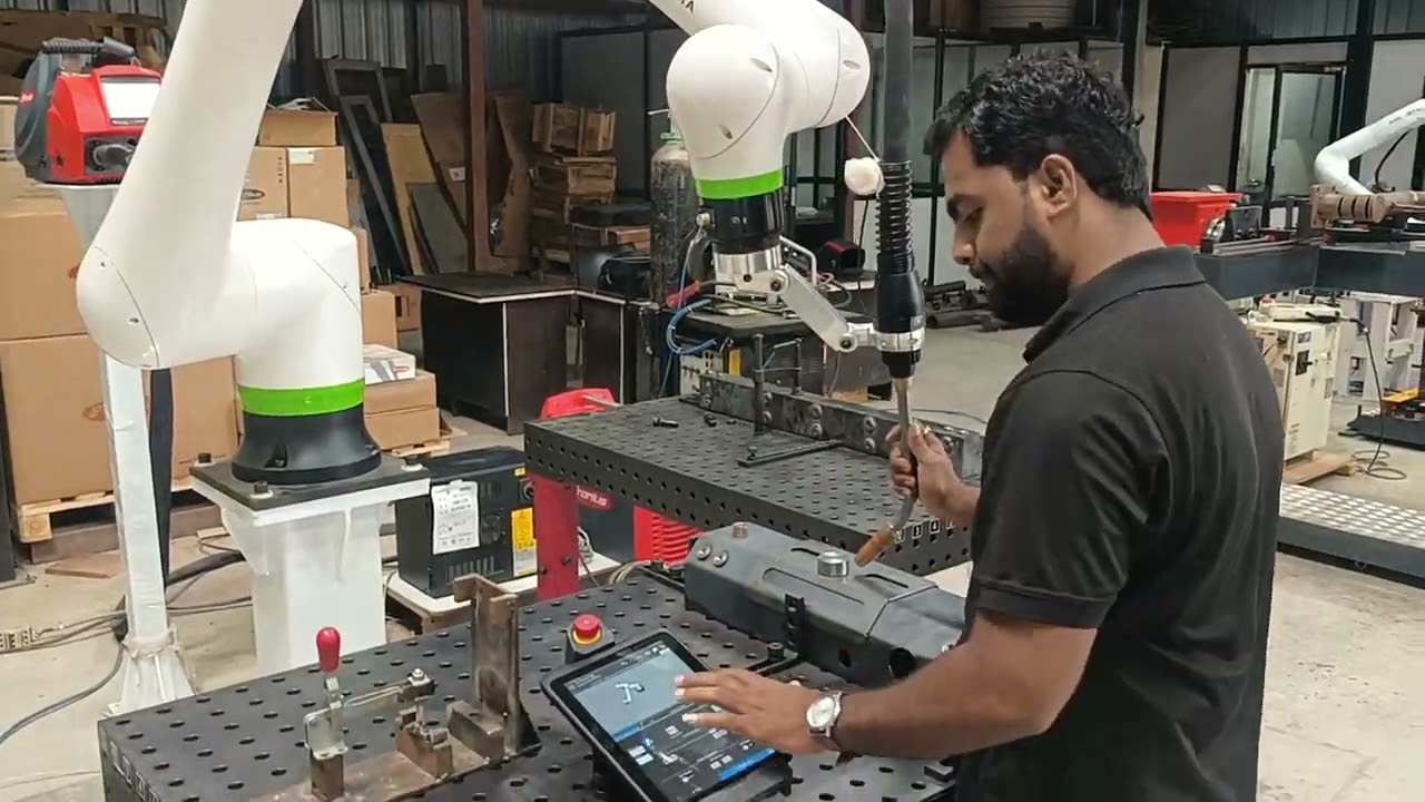 Cobot welding cell