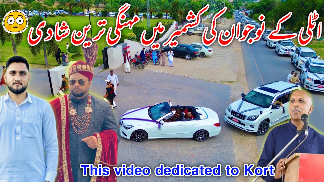 Italian youth's most expensive wedding in Kashmir😱|