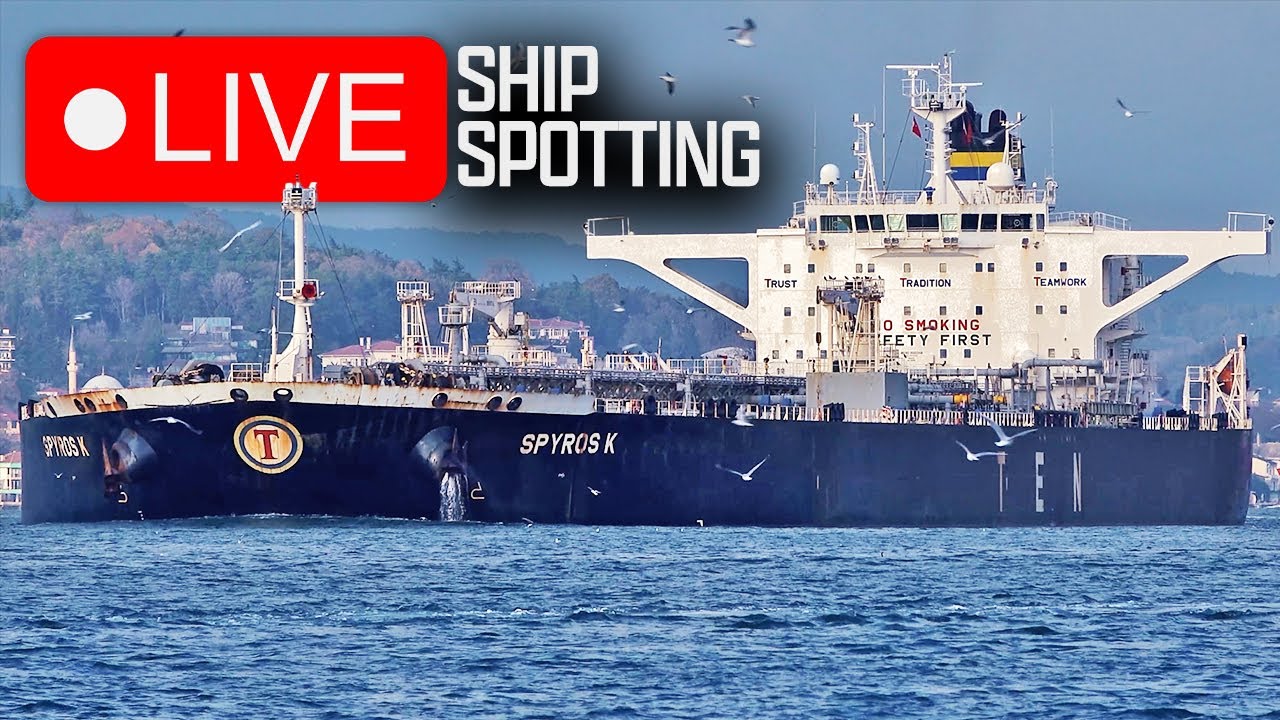 Live Ship Spotting & No Music! w/Natural Sound | 1