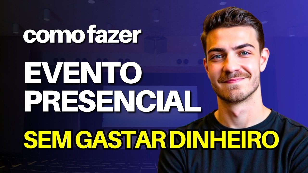 Como Fazer um Evento Presencial Sem Gastar Dinheiro