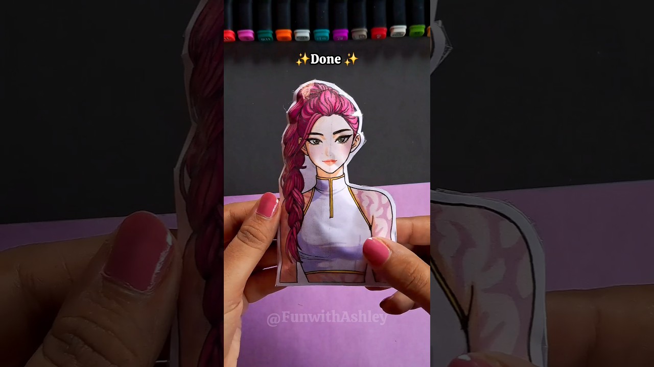 Making Rumi  from Demon Hunters into a Squishy | K-pop DIY Aesthetic craft |  #shorts #golden
