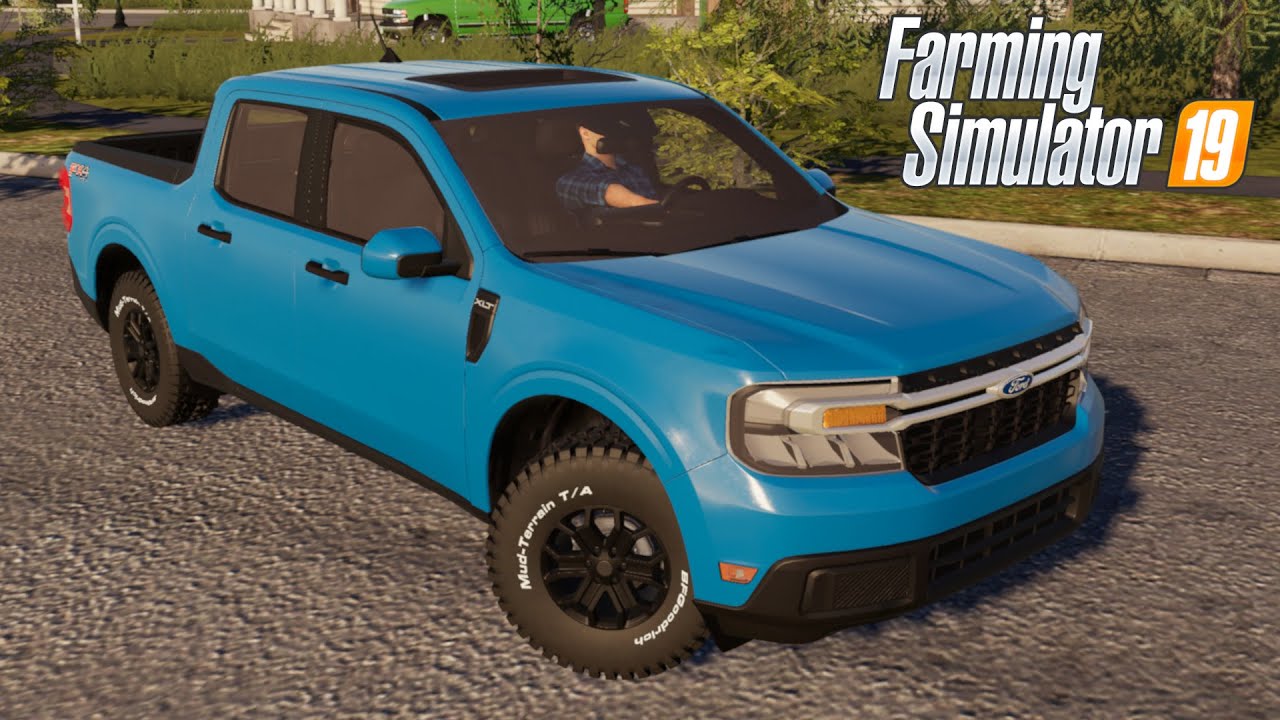 Ford Maverick - Farming Simulator 2019 [FS19 LS19 Car Vehicle Mod] #gaming #games #gameplay #car