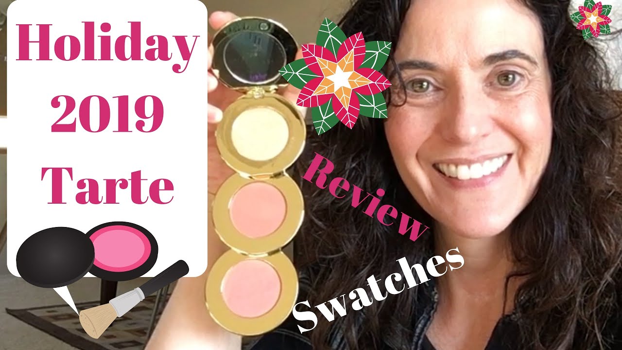 Holiday 2019 Tarte 9 Ways To Shine Cheek Palette&mdash;Swatches/Demo/Review