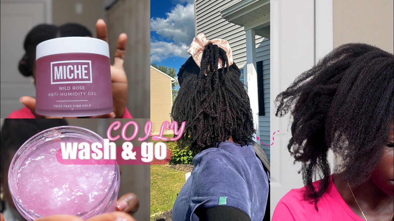 Best Wash & Go for 4c hair? Miche Gel review + routine