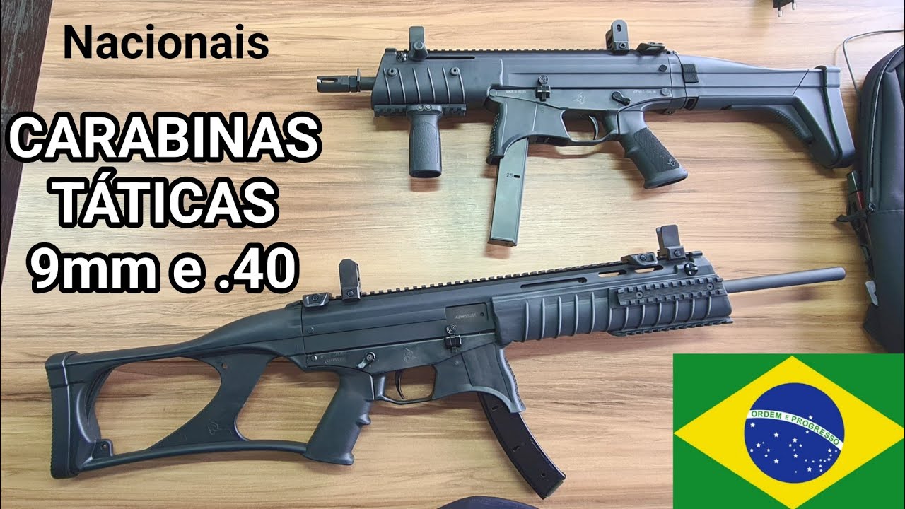 Carabinas Táticas Nacionais em 9mm e .40 - CTT40 e CT9, Teste e Opinião