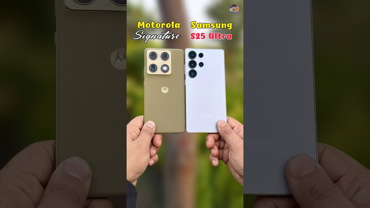 Motorola Signature Vs Samsung Galaxy S25 Ultra 10x Zoom Comparison #mobilepapa #shorts