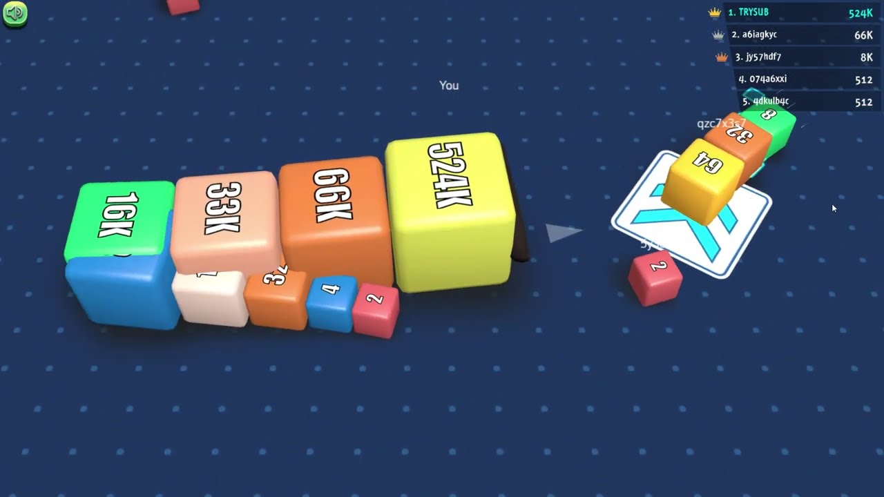 4M Cubes 2048 io 🕹️ Play on CrazyGames  || Tikhan