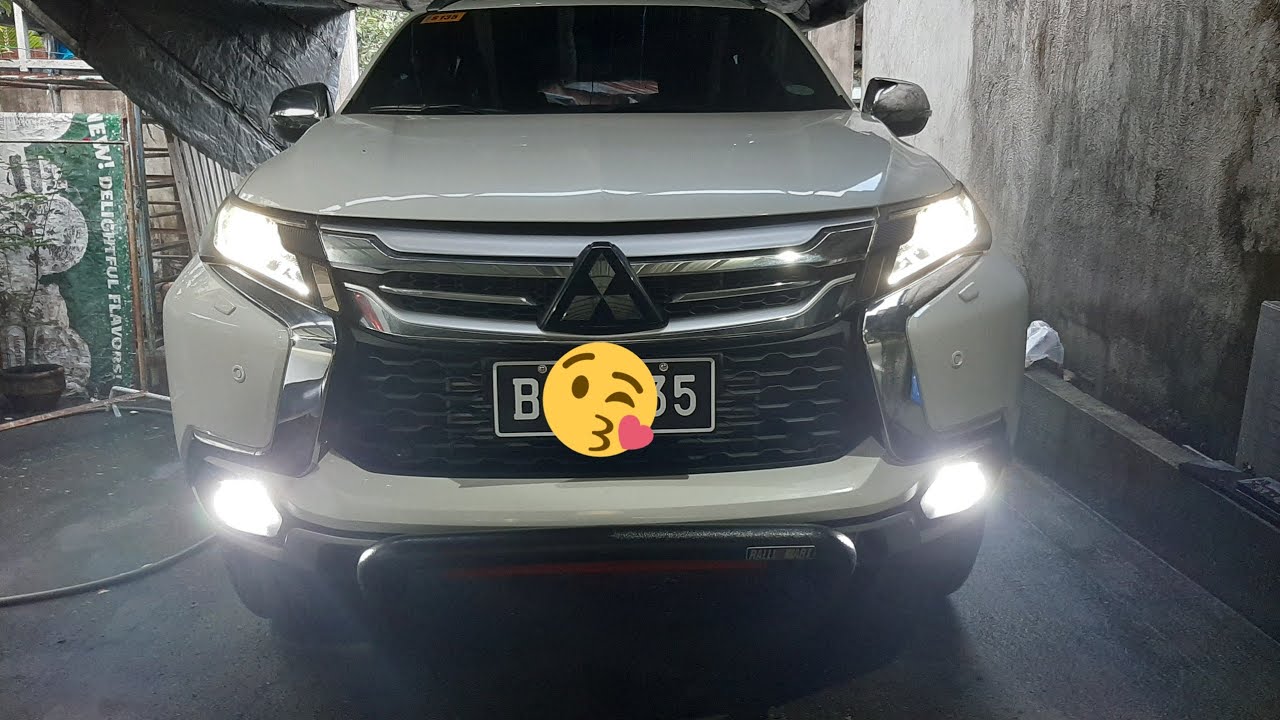 Montero Sport 2018 fog light installation