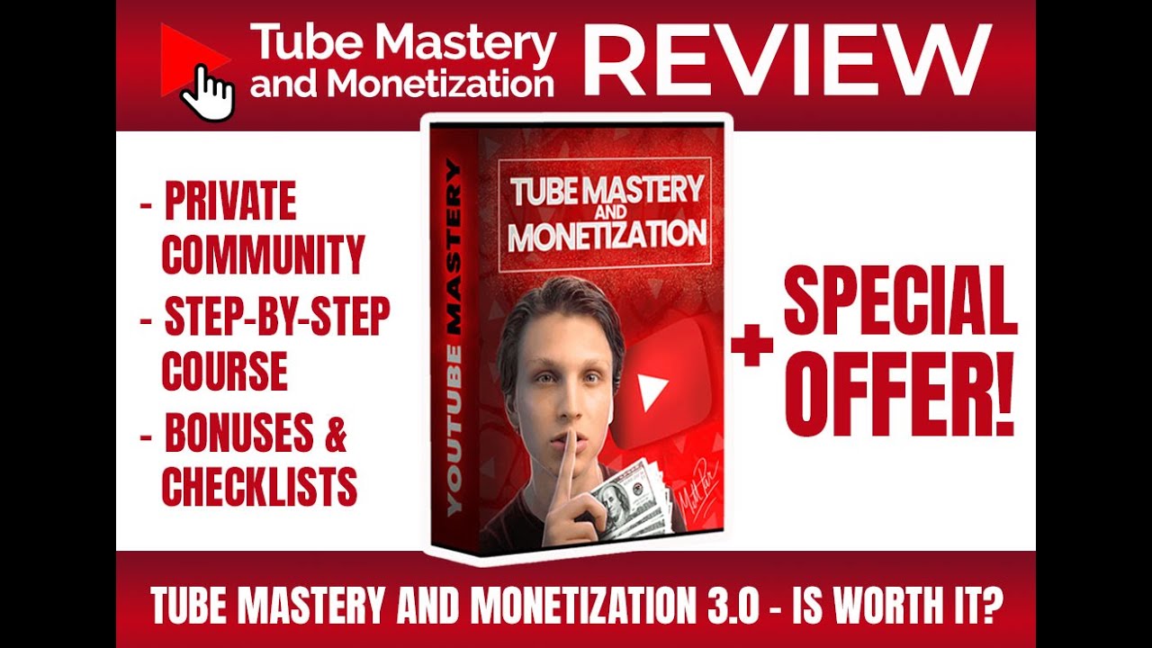 Tube Mastery and Monetization Review 2025: Matt Par YouTube Course Review