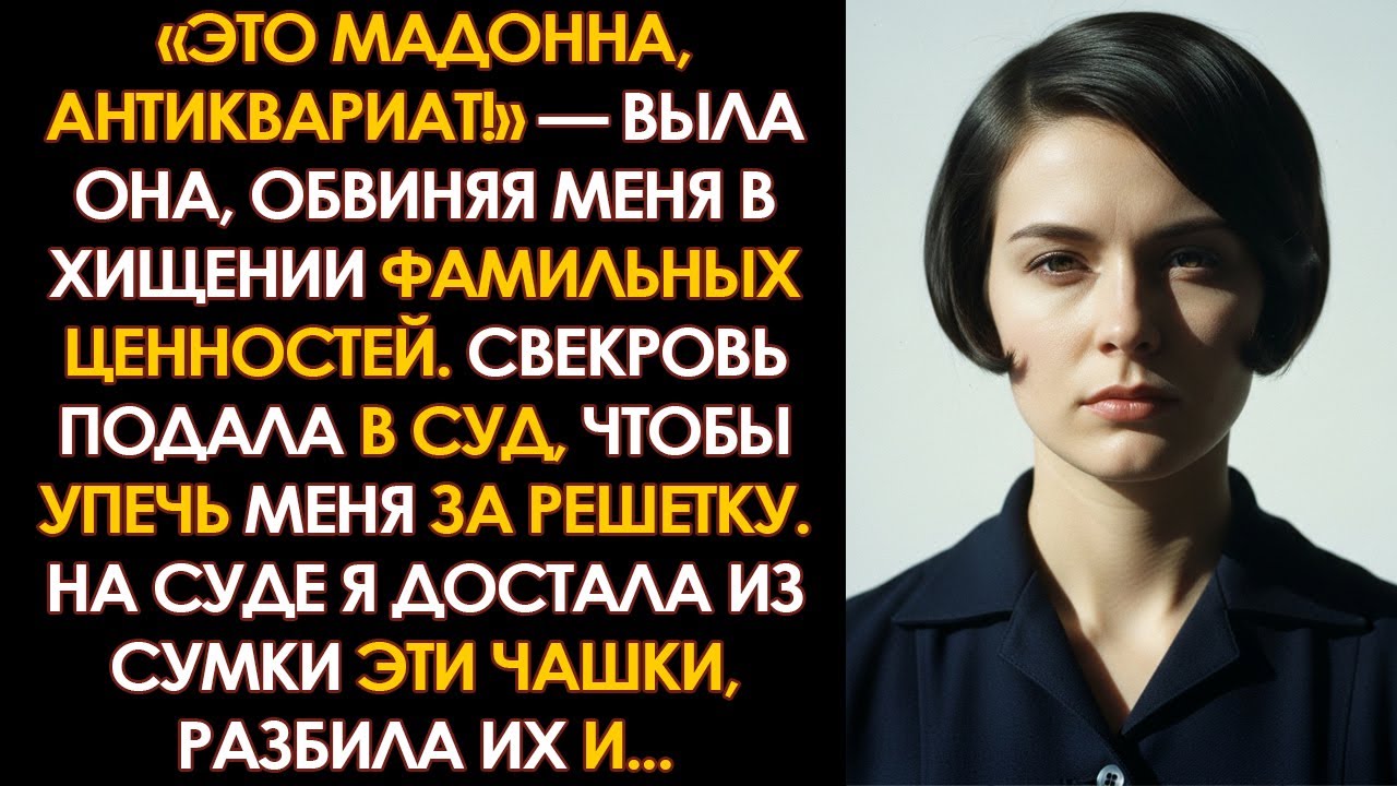 «Ты украла сервиз!» За 6 чашек свекровь подала на меня в суд, требуя 5 лет тюрьмы...
