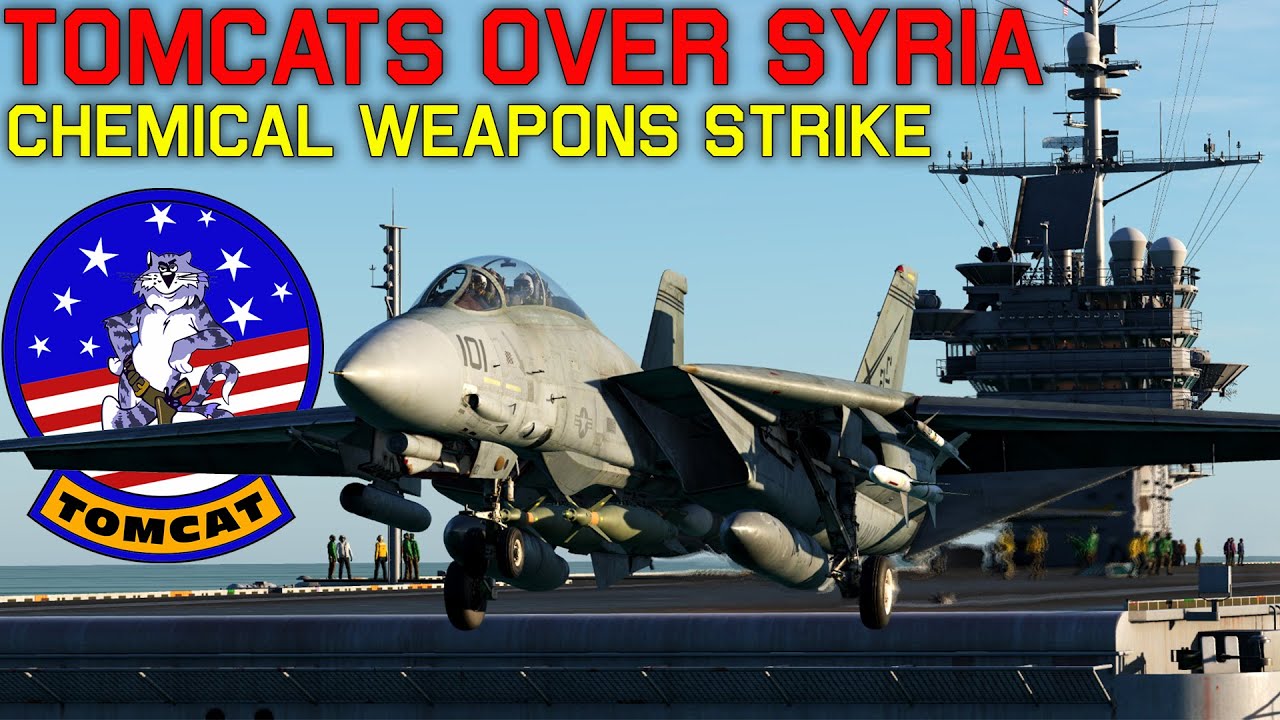 F-14B Tomcats Strike Syrian Chemical Weapons In DCS World!