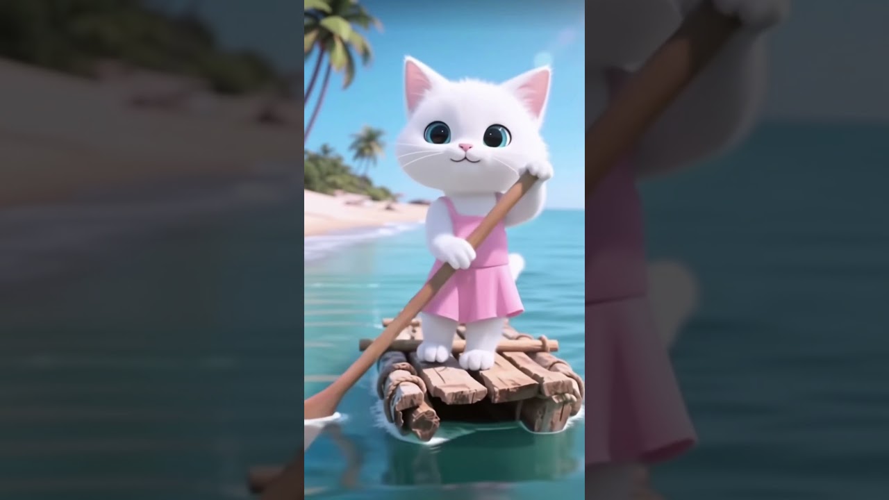 The black cat threw away its white sibling 😿 