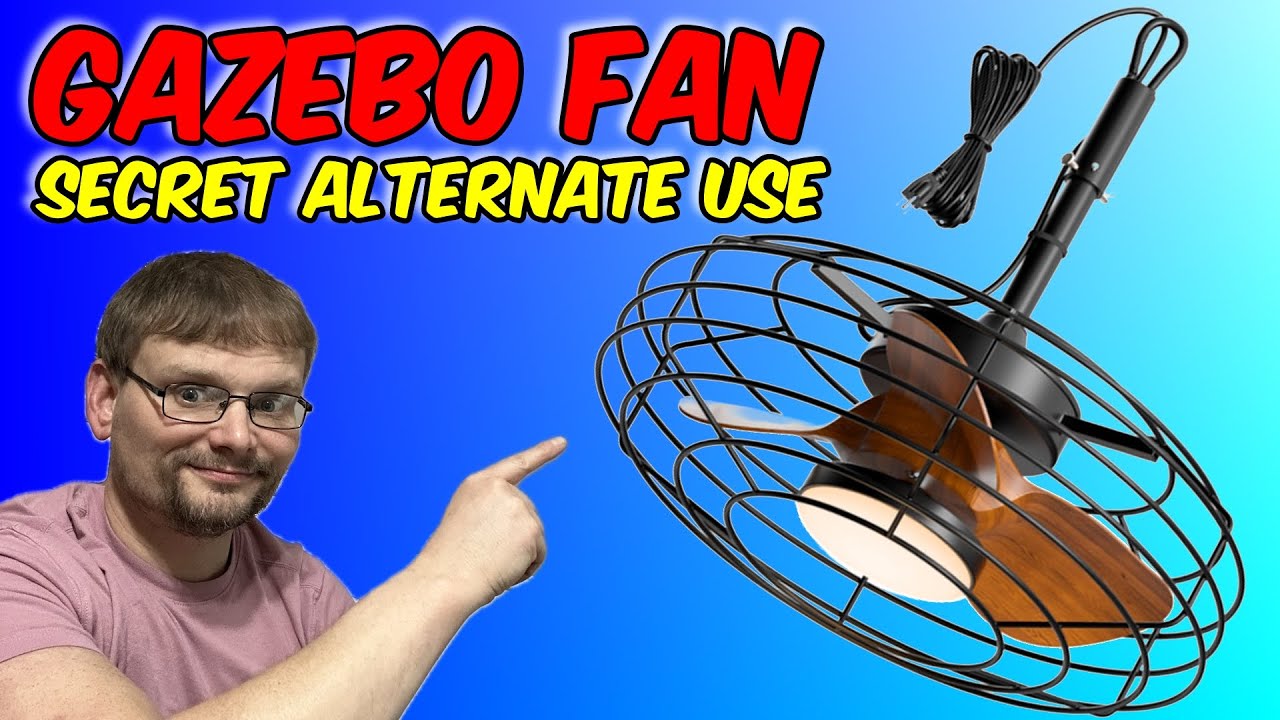 Best Outdoor Fan for Gazebos &ndash; Repels Mosquitos & Makes a Great Father's Day Gift!