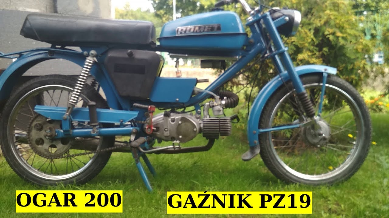 Romet Ogar 200 z Gaźnikiem pz19 od chińskich motorków/cylinder almot