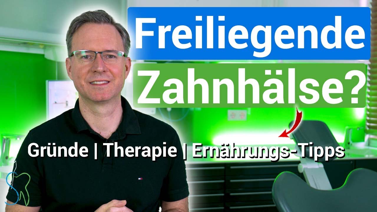 Freiliegende Zahnhälse behandeln, Gründe und Ernährungs Tipps