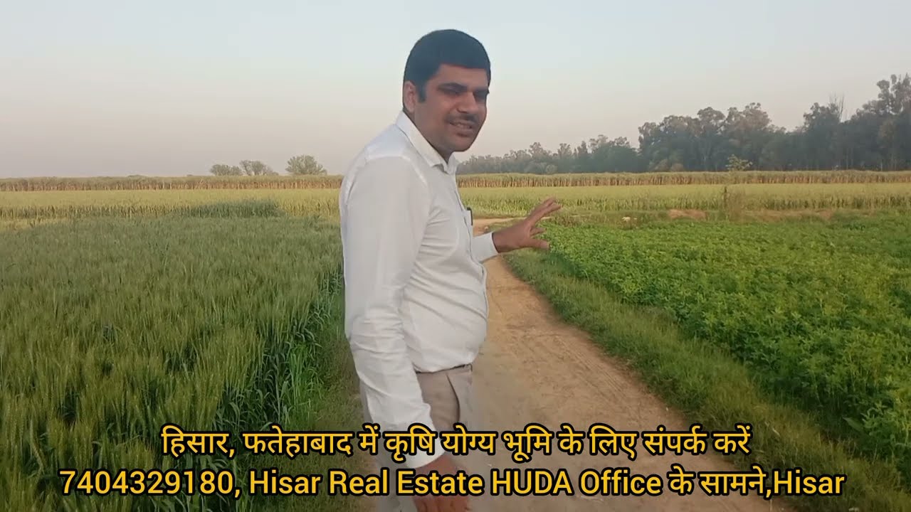 20 एकड़ ज़मीन 65 से 70 हजार प्रति एकड़ सालाना ठेका, नहर के नीचे की ज़मीन हिसार के नजदीक