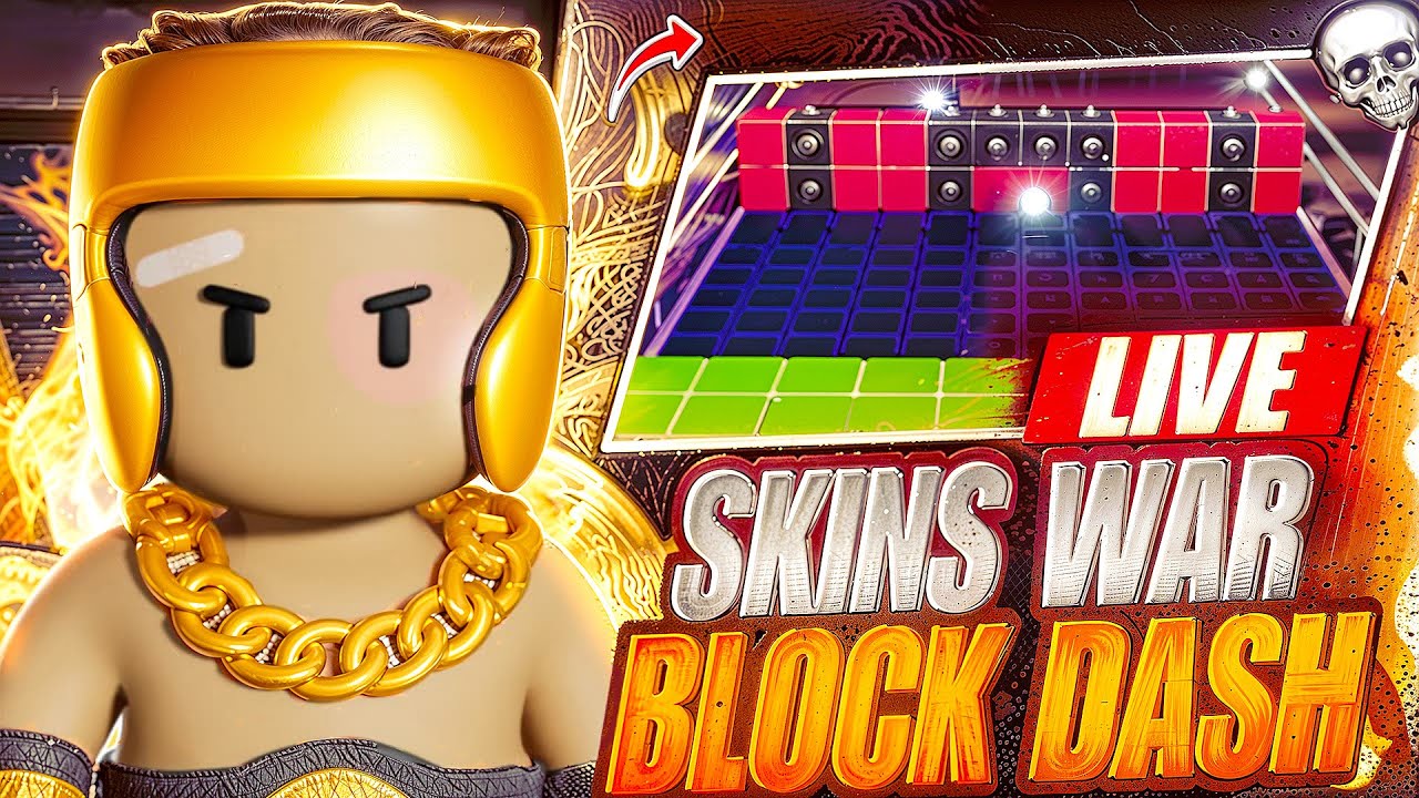 STUMBLE GUYS LIVE  | UNLIMITED BLOCK DASH TEAM 😍 INW SERVER  😍 #stumbleguyslive #stumbleguys