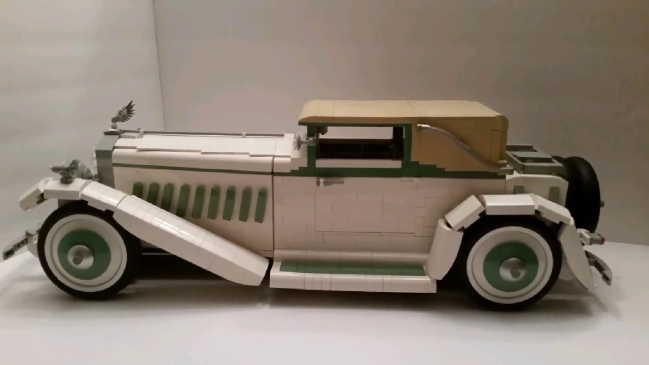 LEGO MOC / 1934 Rolls Royce Phantom II Continental / Sandstone Green and White!