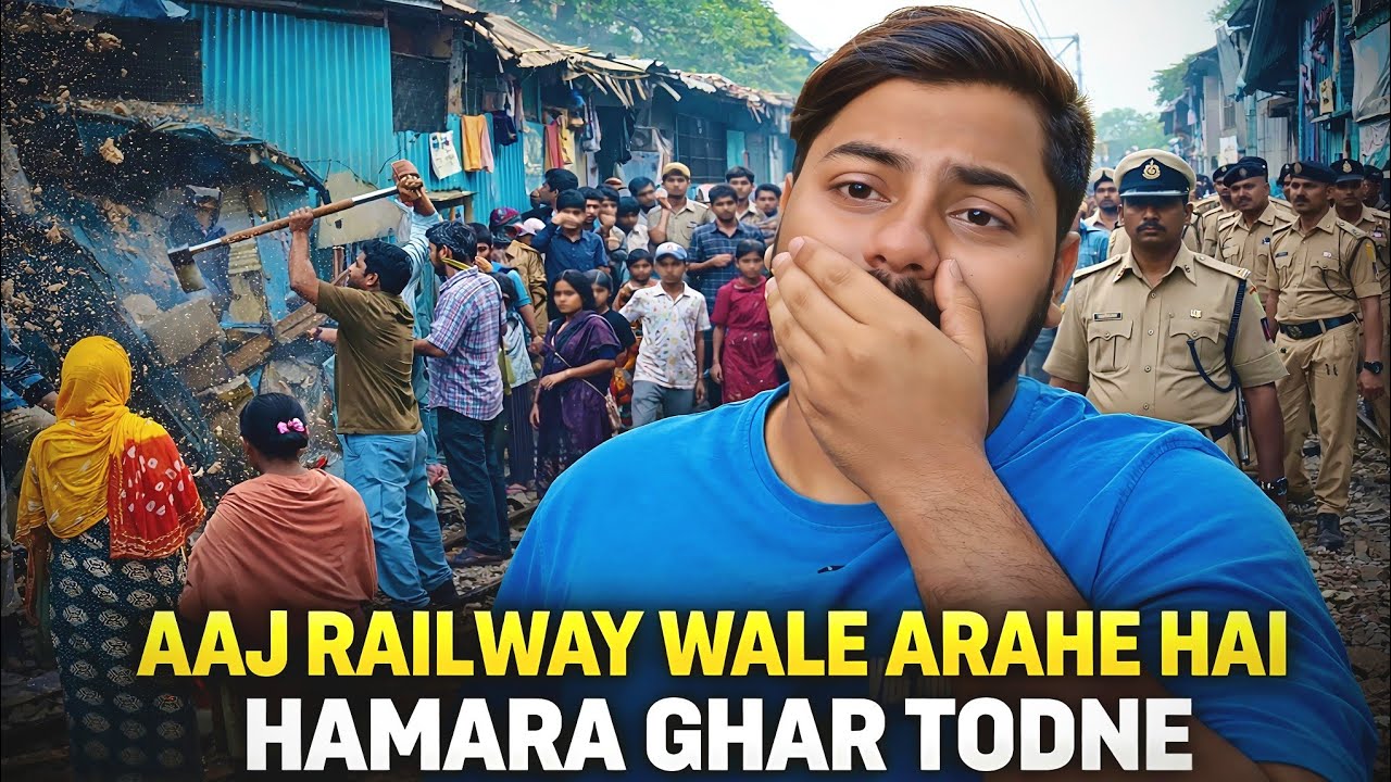 Ghar Todne Arahe Hai Railway Wale 😭 | Kurla Mumbai | Ab Kya Hoga?