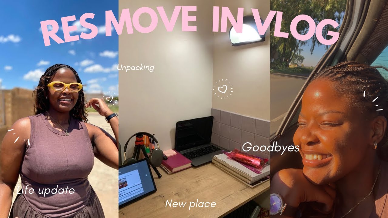 Uni diaries: Res Move in vlog-Uj student, life update, new address, haul, unpacking and yapping💕