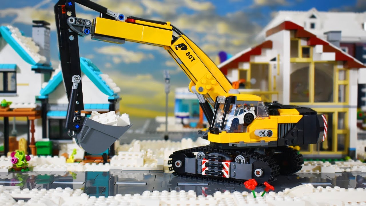 Проблема со снегом - Lego Cars StopMotion