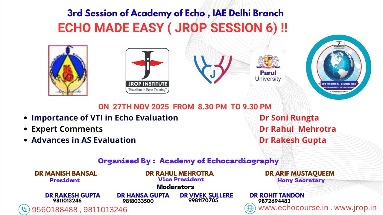 ECHO MADE EASY (JROP SESSION 6 )
