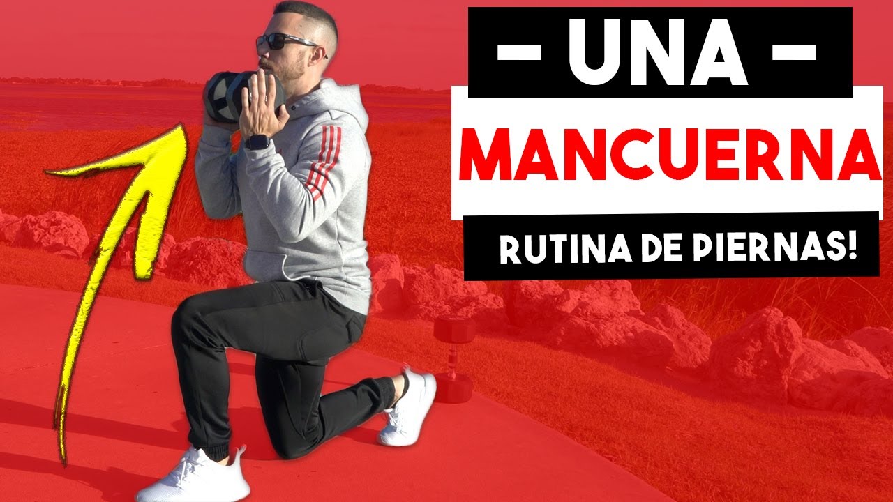10 MIN RUTINA DE PIERNAS (SOLA UNA MANCUERNA!) | Ejercicios Para Piernas Con Mancuernas (EN CASA)