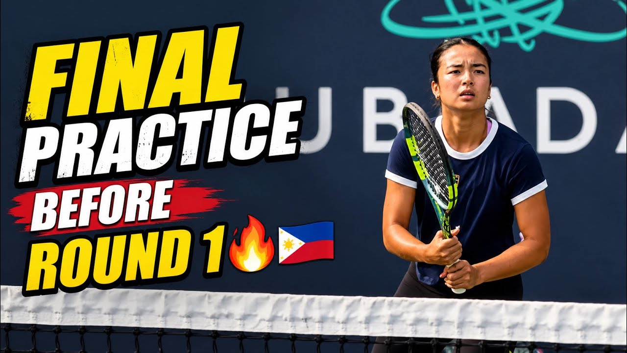 Alex Eala Is Locked In for Round 1 at the DC Open! 😱🔥 #alexeala  #tennis 