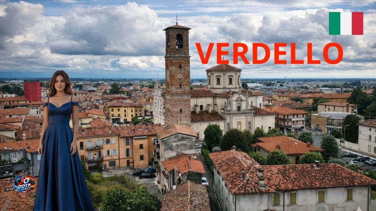 Verdello vista dal cielo 🇮🇹  Bergamo, Lombardia, Italy