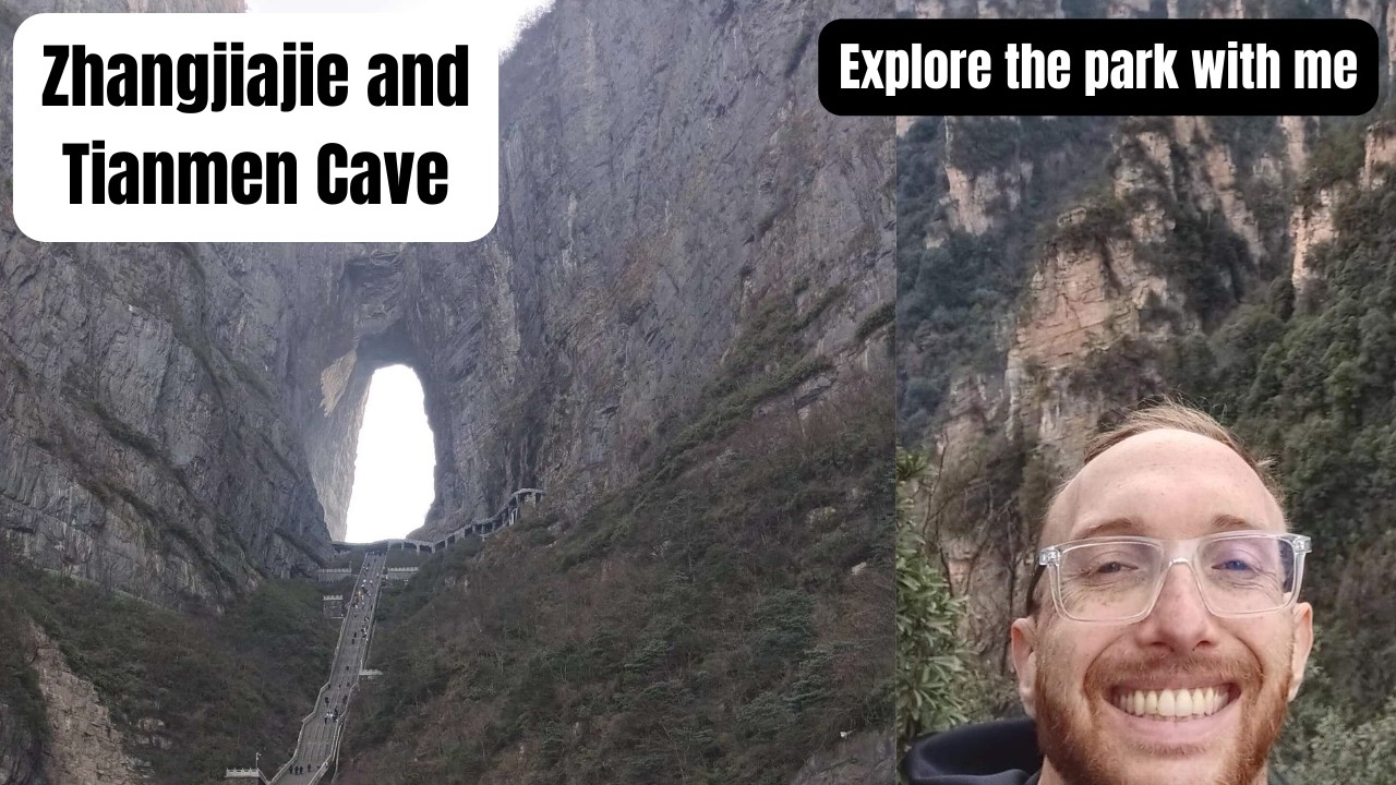 Explore Zhangjiajie with me | Avatar Mountains bailong elevator and tianmen mountain
