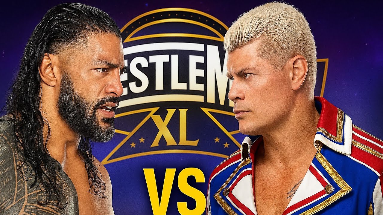 🔥WrestleMania 40 Night 2 Main event ROMAN VS CODY (finish the story)#youtube #wwe #romanreigns