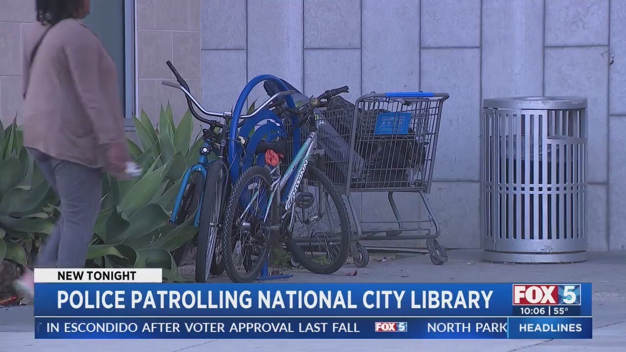 Police now patrolling National City Library